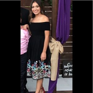 Gianni bini embroidered skirt